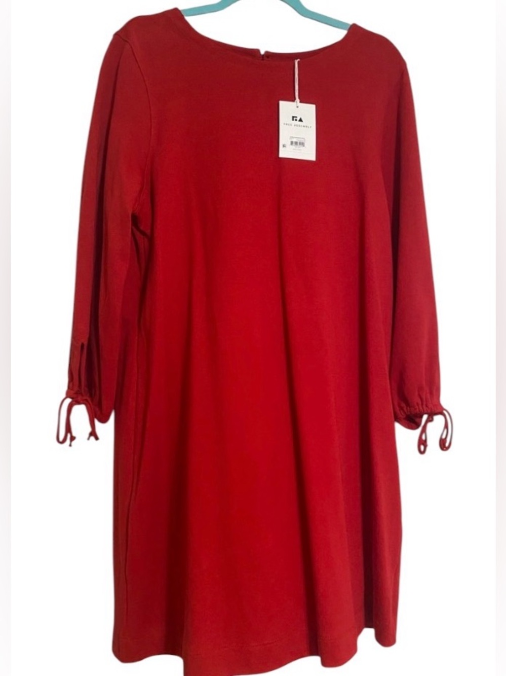Free Assembly Red Knit Dress